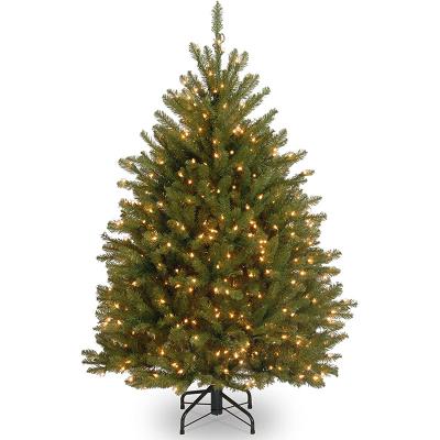 China Bedroom/Living Room/Wardrobe/Bar Mini Christmas Tree Artificial Green White First Light Include Stand 4 Legs for sale