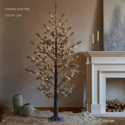 China Ft 126 LED Indoor Outdoor Tree Light 6 Warm White Bedroom/Living Room/Wardrobe/Bar Christmas Home Decor for sale