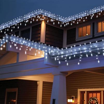 China / Christmas Icicle Lights 35 ft 400 LED Curtain Light with Remote Control Outdoor String Light Suitable for Christmas Decorations for sale