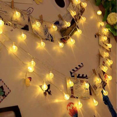 China Garden Decor Lawn Garden Solar Power LED String Outdoor Waterproof Bulb Light For Yard Lights for sale