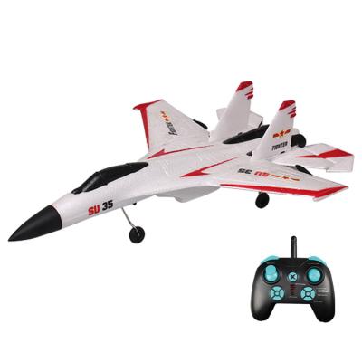 China Classic RC Hobby J-11 SU-35 Fighter Plane 2.4G RC Aircraft EPP Foam Glider Model Radio Remote Control Flying Flat Toy for sale