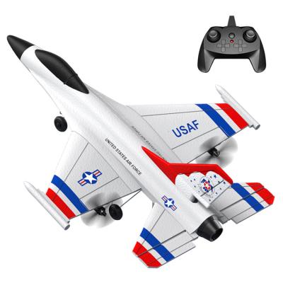 China RC Hobby 2.4G EPP Foam Trainer F-16 Airplane RTF Remote Control Jet Plane Toys 3CH Glider Fighter Hobby Model For Sale for sale