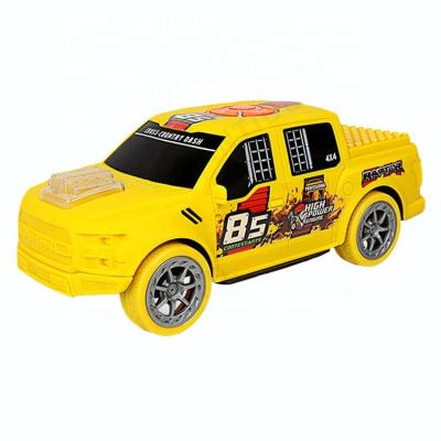 China Brand New RC Model Design Remote Control Car Kids Toy Truck 4wd Electric Car Model With Light And Music for sale