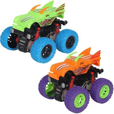 China Friction Toy The Friction Power Hot-selling Inertial Dinosaurs The Latest 2022 360 Degree Rotating Toy Car Model for sale