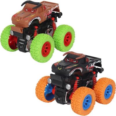 China Friction Toy Children's Vehicle Inertial Off-Road Toy 360 Degree Double Friction Monster Rolling Multicolor Swing Stunt for sale