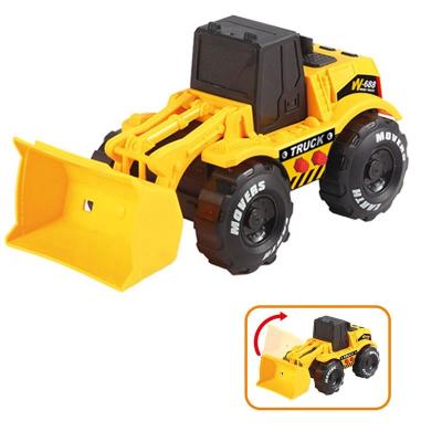 China Friction Toy Children's Inertial Engineering Model Car With Arm Forklift Excavator Shock Absorption Lightweight And Sound Foldable Combination for sale