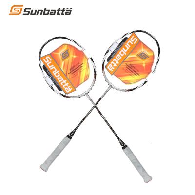 China Eastic & Durable Professional Sunbatta Badminton Racket Carbon Fiber for sale