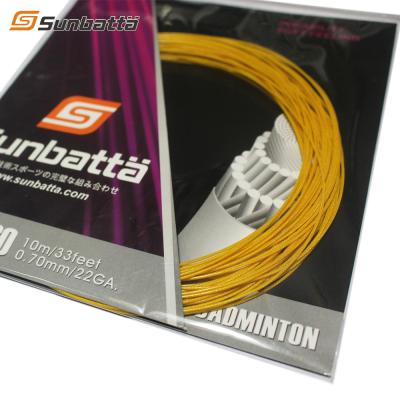 China Sunbatta hot sale nylon lining badminton string badminton racket string for sale