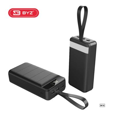 China Fast Charge Support BYZ Power Bank 65w 40000mah Consumer Electronics Tiny Smart Power Banks Large for sale