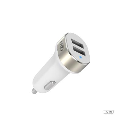 China Dual USB Fast Car Charger For Mobile Phone BYZ YL-803 Palladium Charger Portable Dual Port Fast Charger Electric Car Electric Car Charger for sale