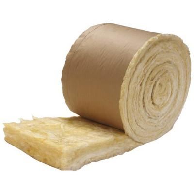 China Sound And Heat Insulation Attic Isover Glass Wool Insulation Cost Roll for sale