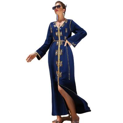 China Modest Muslimah Styling Hot rob Hand-made diamond Long Sleeve dress traditional muslim clothing fashion dubai abaya long dress abaya dubai for sale