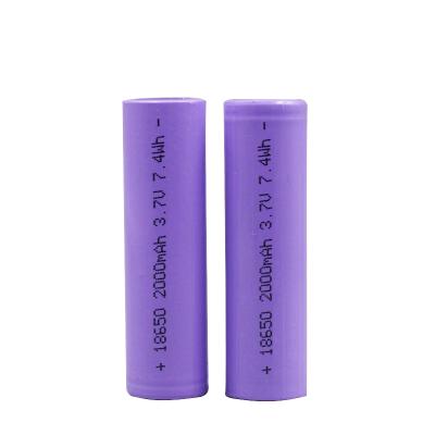 China Toys Factory Price Lithium Battery 18650 3.7V 2600mah 2200mah Rechargeable Ion Battery For Beauty Personal Care for sale