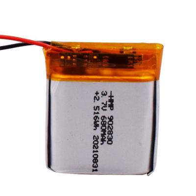 China Wholesale toys China Shenzhen lithium battery 902830 400mah 680mah lithium polymer battery 3.7v lithium ion battery for sale