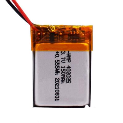 China mini toys battery lifepo4 180mah 402025 3.7v 3.7v lithium ion battery lp 402030 lithium polymer battery for digital products for sale