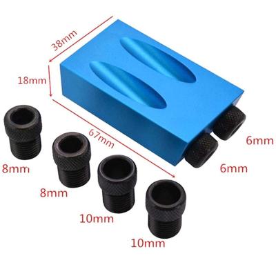 China Aluminum Alloy Drill Guide Socket Cabinet Hardware Jig Drawer Wooden Cabinet Hardware Tool Cabinet Hardware Working Jig for sale