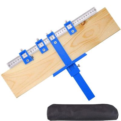 China Drawer Punch Packing Canvas Bag and Cardboard Drawer Puncher Drill Punch Positioner Marker Jig for Construction Worker for sale