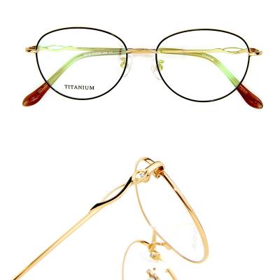 China Titanium zircon occhiali optical frames kacamata comfortable glass rhinestones glasses for women setting and reading glasses for sale