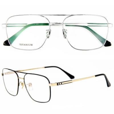 China 15 Years Experience 2020 Autumn German Orders Fashion Style Customized High Quality Titanium Metal Optical Frame Eyewear Manufacturers for sale