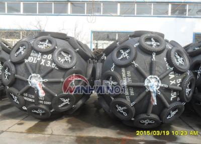 China 3.3 X 4.5 Pneumatic Marine Rubber Fender , inflating boat fenders for sale