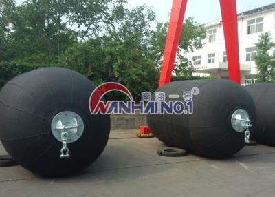 China Sling type floating pneumatic rubber marine fender ship approved ISO 17357 for sale