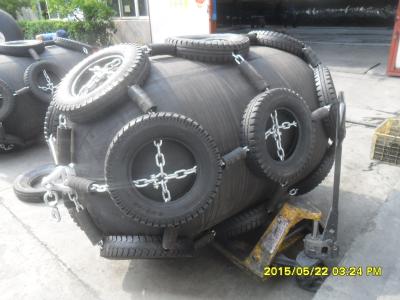 China Anti - collision Pneumatic Fender / marine cylindrical rubber fender for sale