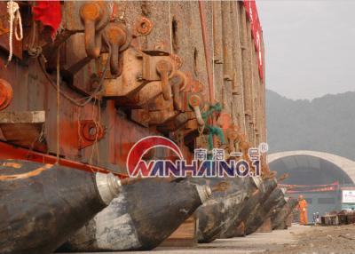 China Natural Rubber caission moving Heavy Lift Air Bags , marine salvage lift bags for sale