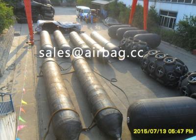 China Extra high voltage Ship launching Marine airbag 18M Long 1.5M Dia for sale