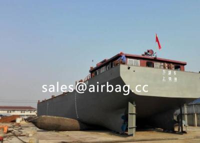 China Natural Raw Rubber Ship launching water bags for boats , quay , port for sale