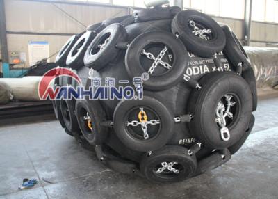 China Natural rubber Yokohama Pneumatic Fender , dock boat mooring fenders for sale