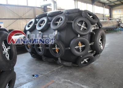 China Ribbed Type Inflatable pneumatic marine rubber fender for ship berthing for sale