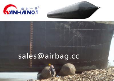 China Inflatable Marine Pneumatic Rubber Salvage Airbag launch  , heavy lift air bags for sale