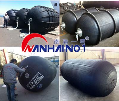 China Sling Type Floating Fender ISO 17357 Passed Rubber Dock Fenders for sale