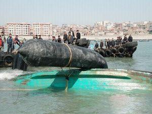 Chine Airbags marins en caoutchouc adaptés aux besoins du client, sacs marins gonflables d'ascenseur pour la récupération de bateau à vendre