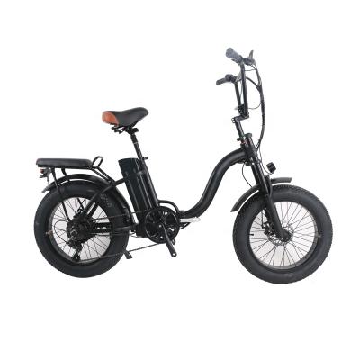 China Aluminum alloy mountain high speed foldable electric bicycle tire fat for sale