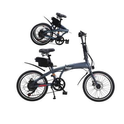 China EU Warehouse 36V Steel 8Ah Hidden Battery Folding Fat Tire Electric Mountain Bike for sale