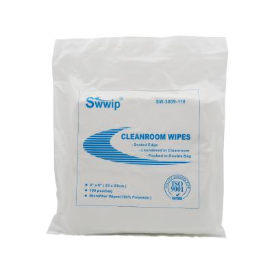 China Swwip Viable 3000 Series Optical Phone Screen Lens Cleaning Cloth 100% Soft Microfiber Polyester Underwater Cleanroom Cloth Wiper for sale