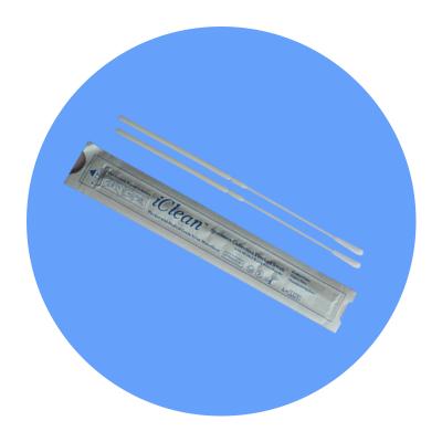 China Laboratory Sample Sampling Specimen Transfer Collection Medical Disposable Nasopharyngeal Nylon Assembled Nasal Swab for sale