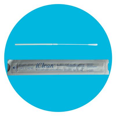 China Lab Sampling Medical Plastic Stick Nylon Sample Collection Oral Nasopharyngeal Sterile Assembled Disposable Buccal Swab for sale