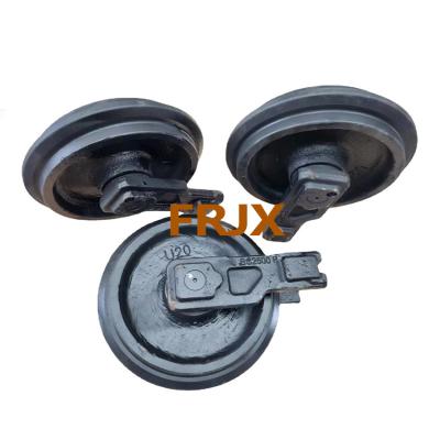 China Mini Excavator Parts Hitachi EX17 EX30 Excavator Idler Roller EX55 Guide Wheel EX70 Construction Machinery Parts for sale