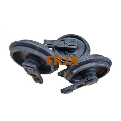 China SV08 Mini Excavator Undercarriage Parts Forging Casting Front Idler OEM or ODM for sale