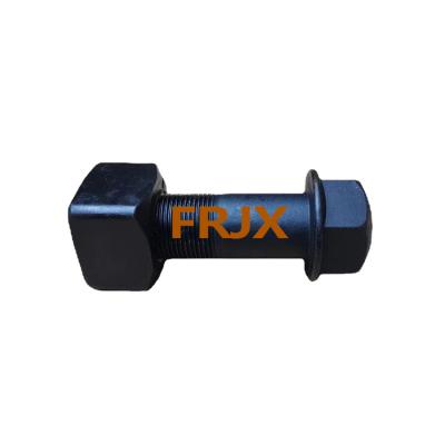 China Forged Carriage Bolt Track Shoe Bolt with Black Oxide Finish HRC52-58 Hardness for sale