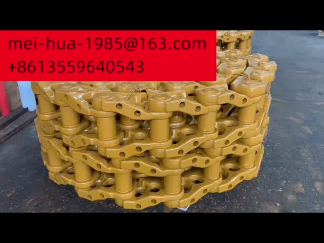 Smooth D6N Excavator Chain Link Assy Lubricate Chain 37L Track Link Assembly