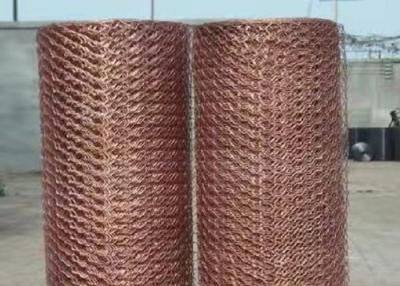 China Brass / Copper Hexagonal Wire Mesh 0.5-2m Width For Protection for sale