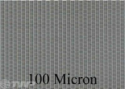 China T304 / T316 Plain Dutch Weave Mesh 20x250 Mesh 100 Micron Filter Cloth for sale