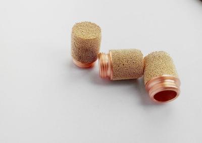 China Copper and steel Filter Parts with sinterring process for air cylinder for sale