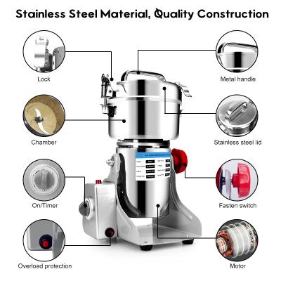 China 800G Tilt Head Design Coffee Dry Food Grinder for sale