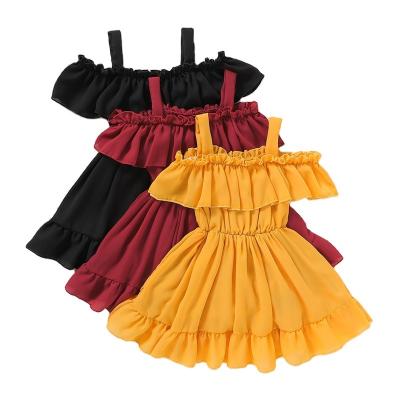 China High Quality Anti-wrinkle Kids Dress Baby Birthday Dress Sleeveless Slip Party Baby's Dresses for sale