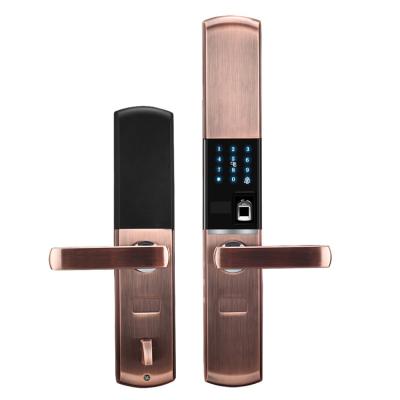 China Fake-Test Lockout Home Security Anti-theft Fingerprint Smart Door Lock For Apartment Support OEM/ODM Service for sale