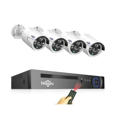 China NIGHT VISION 3mp H.265 POE NVR Kits HD CCTV IP Cameras System Home Security Video PoE Outdoor Waterproof PoE Camera System for sale